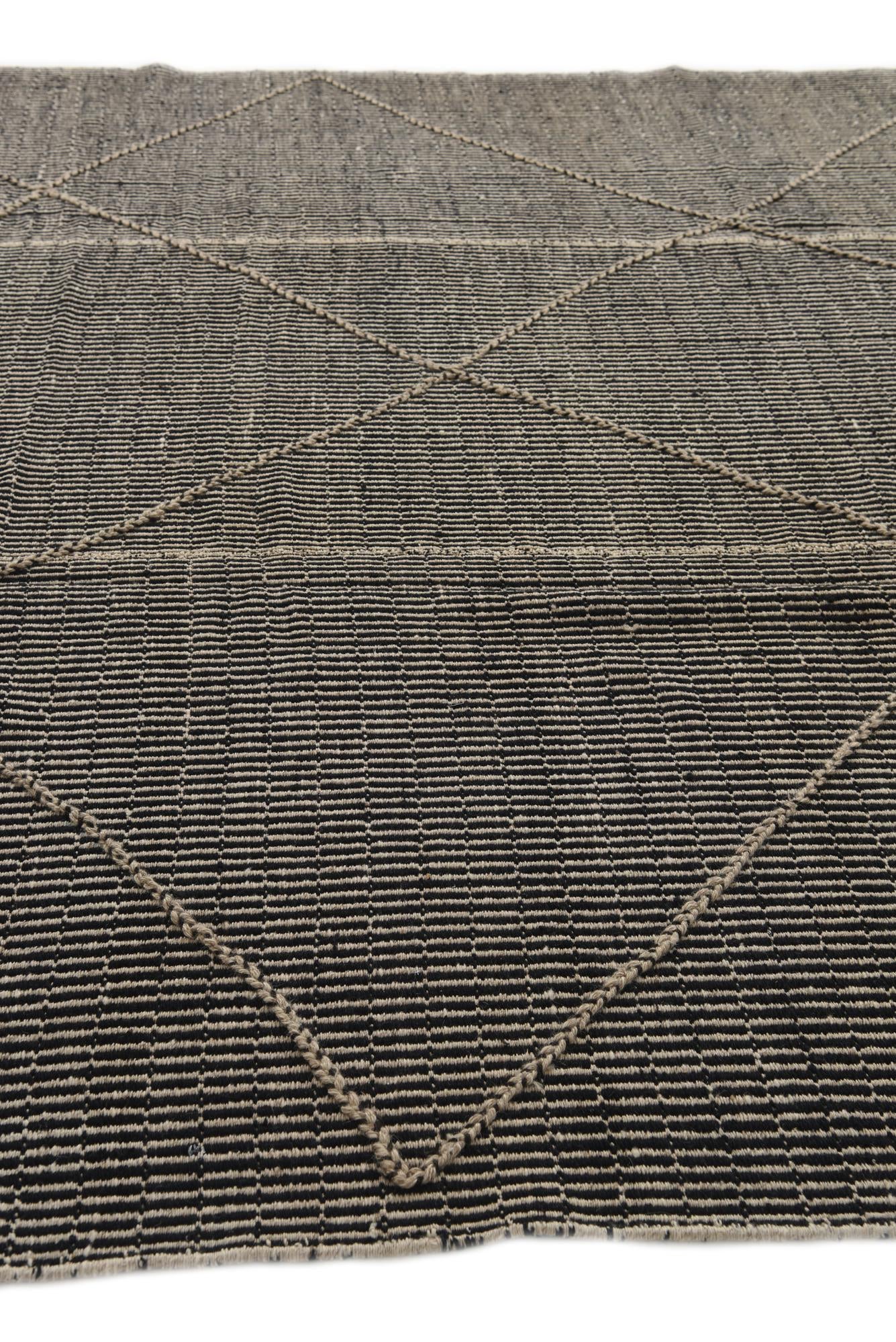 9' 8 x 14' 5 Hand Knotted Moroccan Wool Rug
