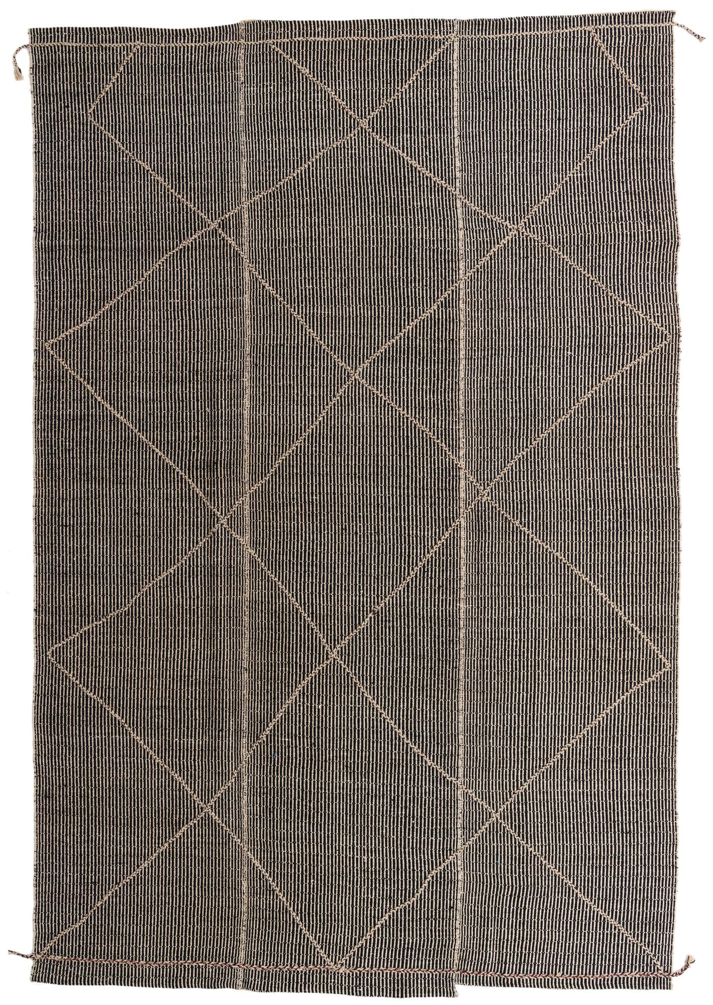 9' 8 x 14' 5 Hand Knotted Moroccan Wool Rug