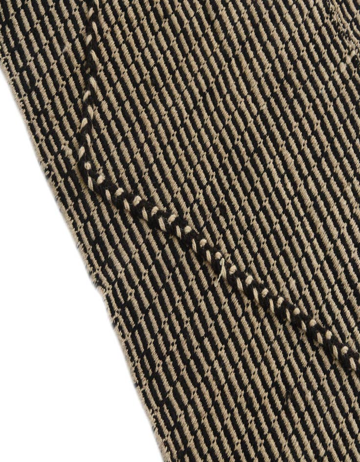 Detail image of 5' 6 x 8' 7 Hand Knotted Moroccan Wool Rug