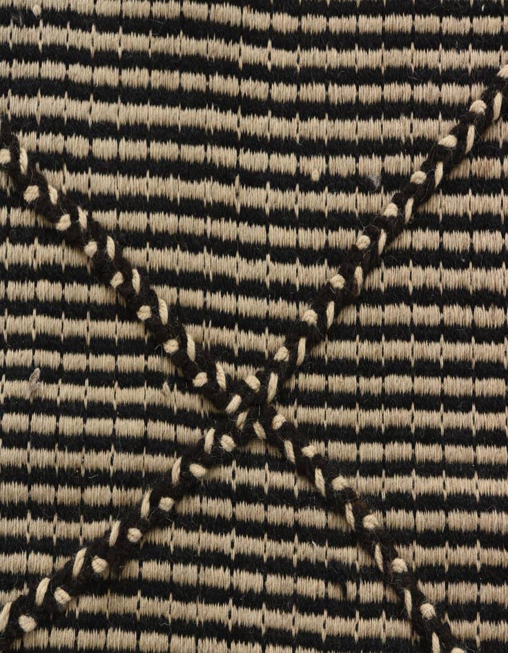 Detail image of 5' 6 x 8' 7 Hand Knotted Moroccan Wool Rug