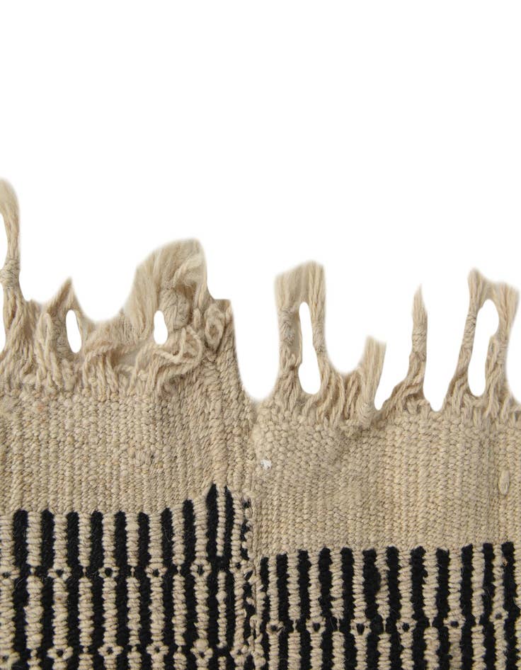 Detail image of 5' 6 x 8' 7 Hand Knotted Moroccan Wool Rug