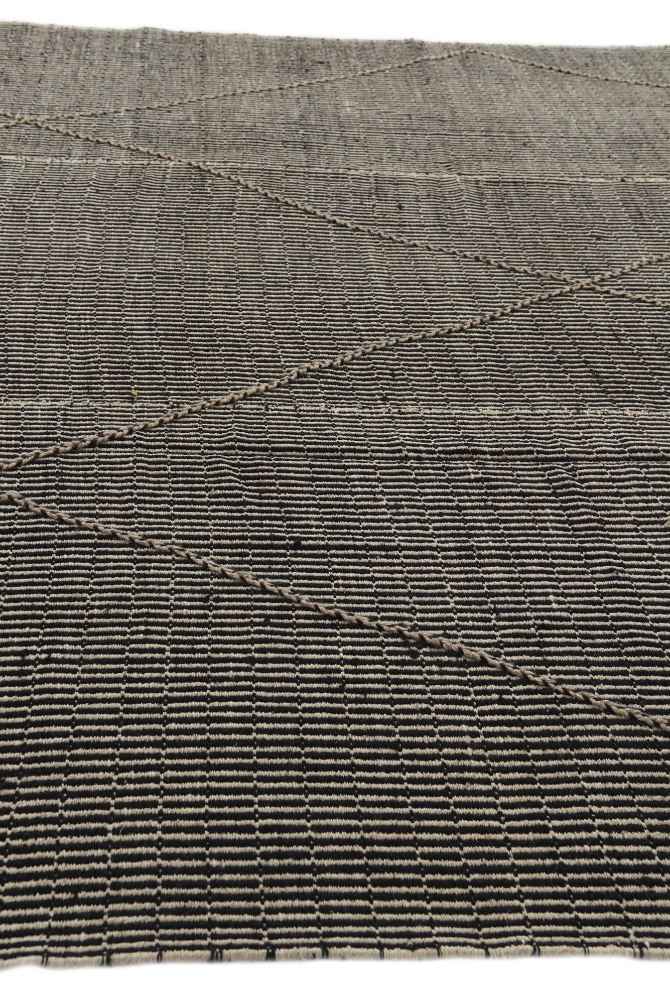 9' 10 x 14' 4 Hand Knotted Moroccan Wool Rug
