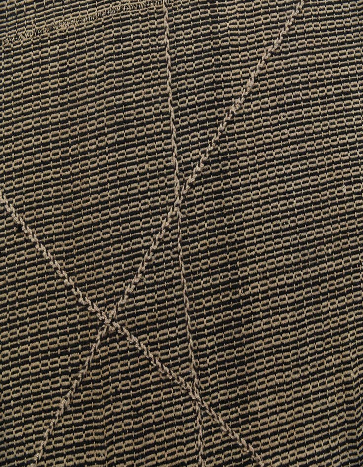 Detail image of 9' 9 x 14' 8  Hand Knotted Moroccan Wool Rug