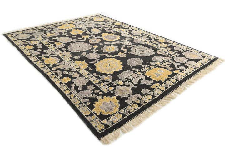 8' 1 x 10' 7 Hand Knotted Moroccan Wool Rug