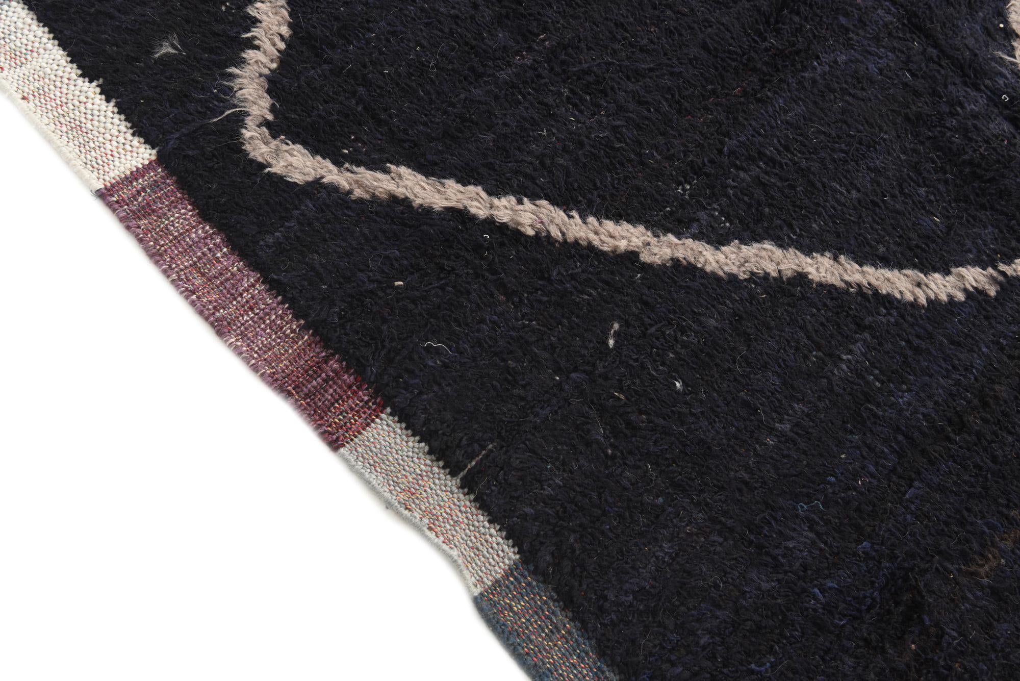 8' x 10' Hand Knotted Moroccan Wool Rug