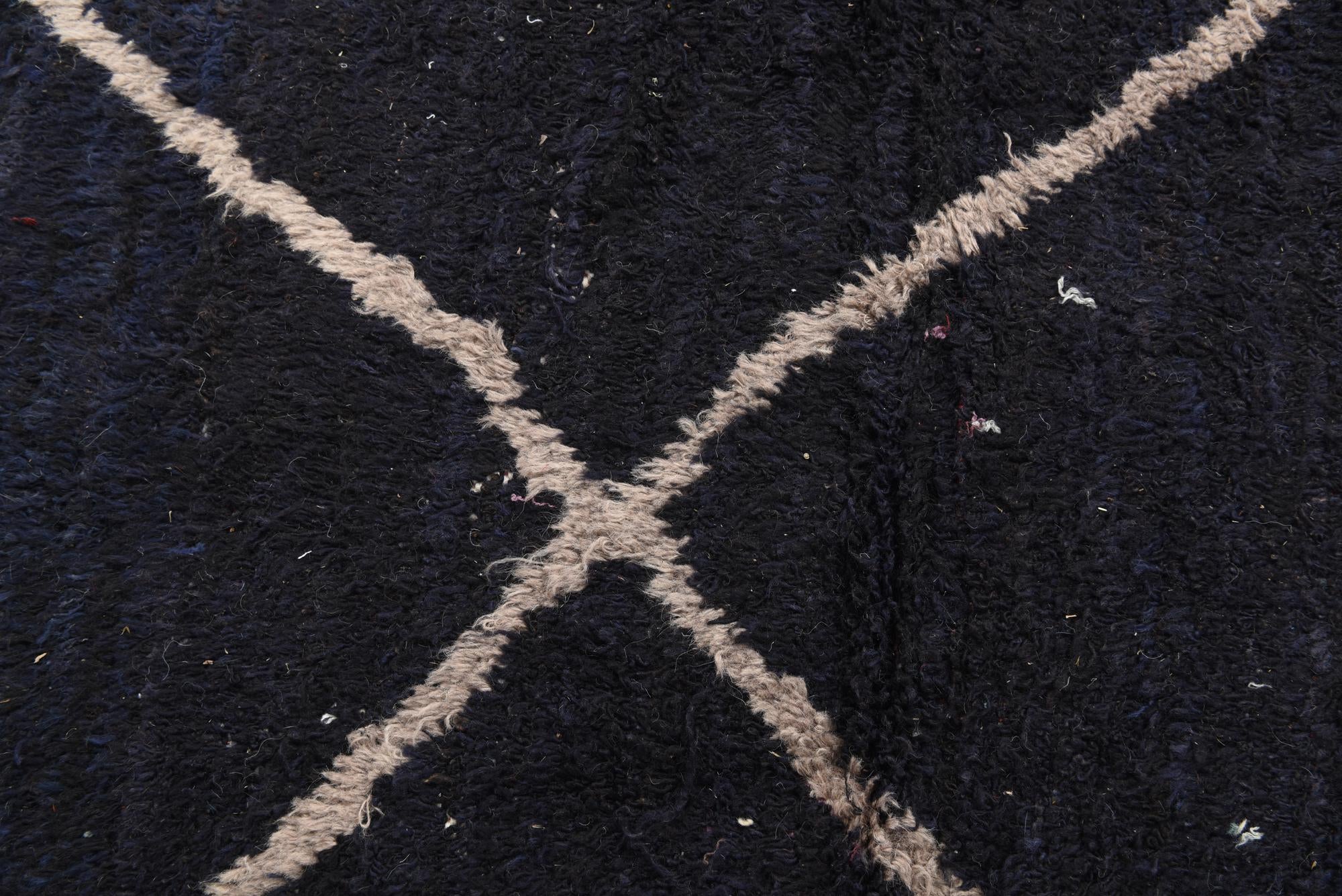 8' x 10' Hand Knotted Moroccan Wool Rug
