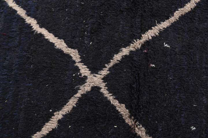 8' x 10' Hand Knotted Moroccan Wool Rug