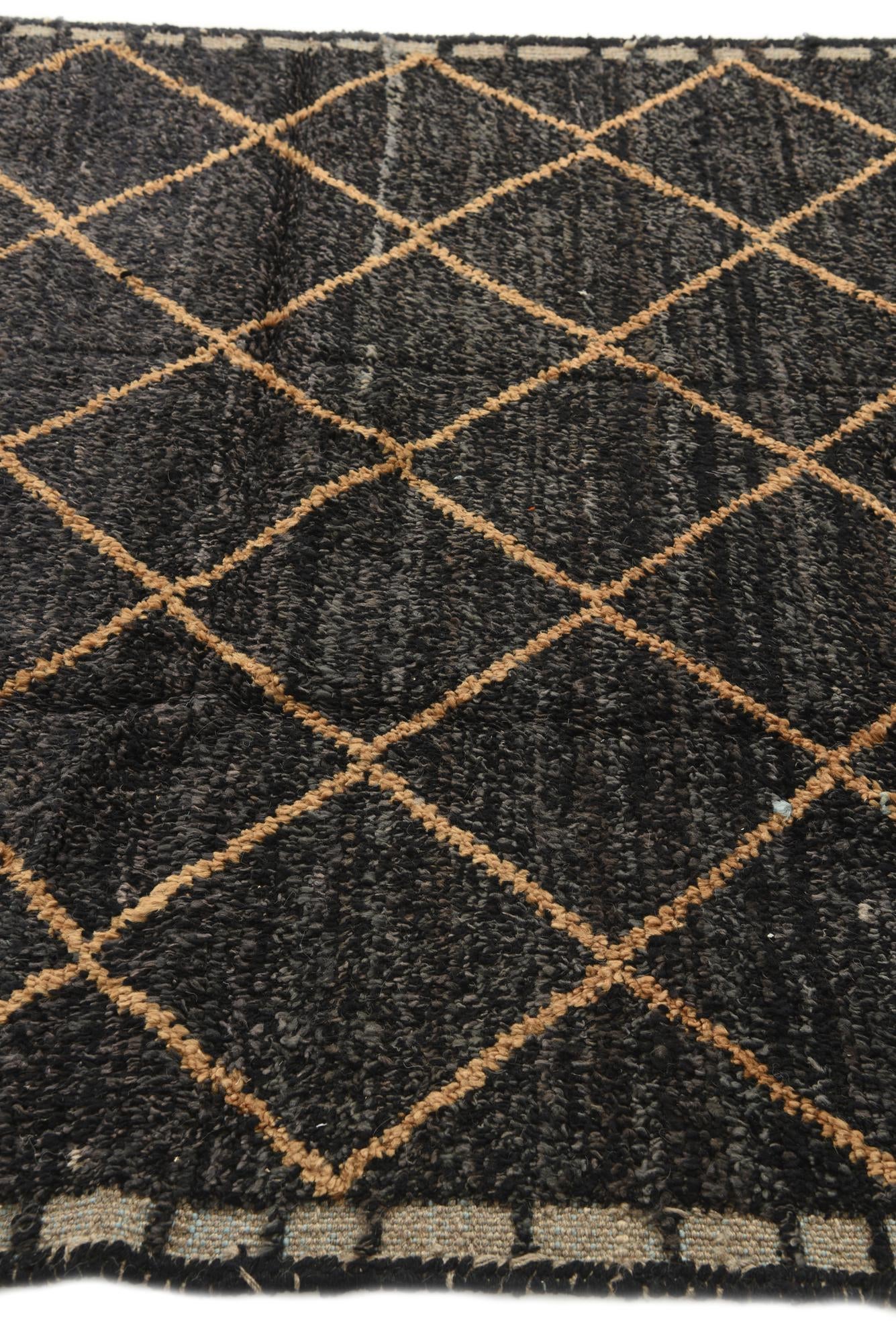 5' 2 x 8' 6 Hand Knotted Moroccan Wool Rug
