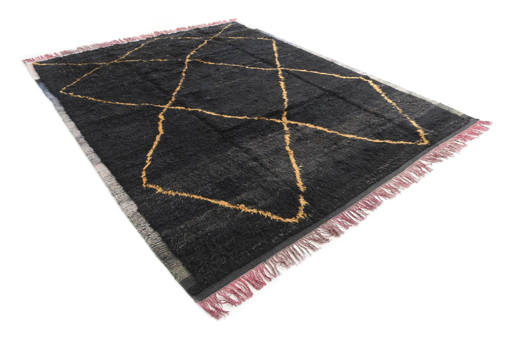 8' 6 x 10' 6 Hand Knotted Moroccan Wool Rug