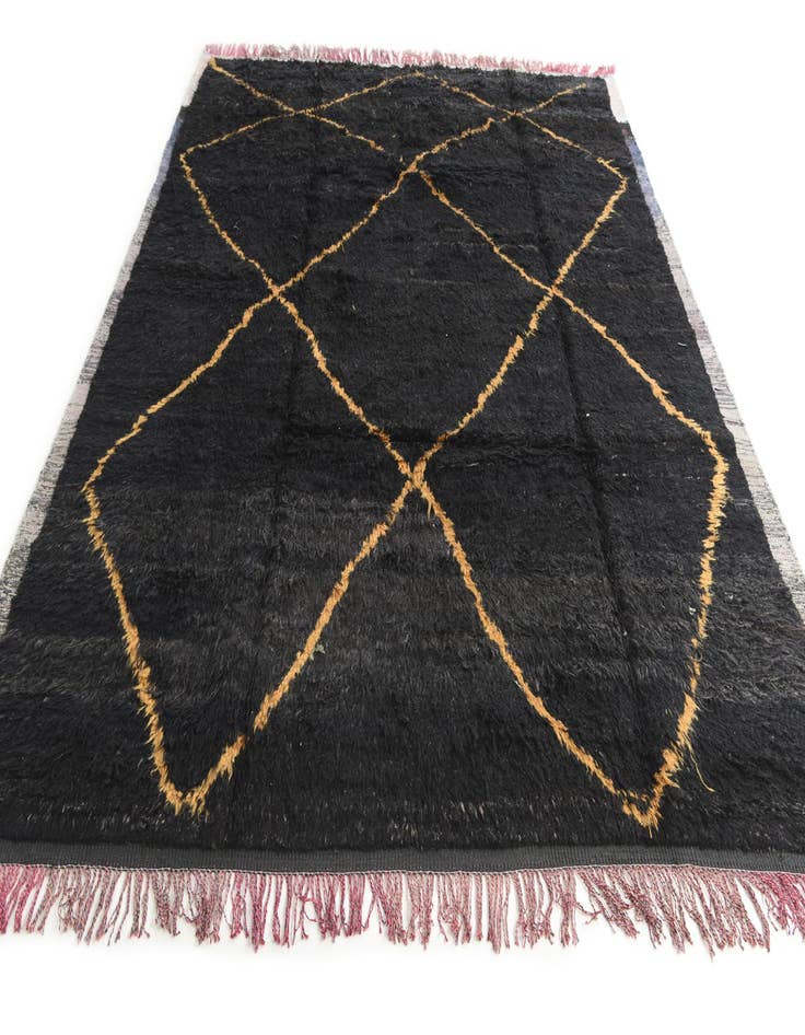 Detail image of 8' 6 x 10' 6  Hand Knotted Moroccan Wool Rug