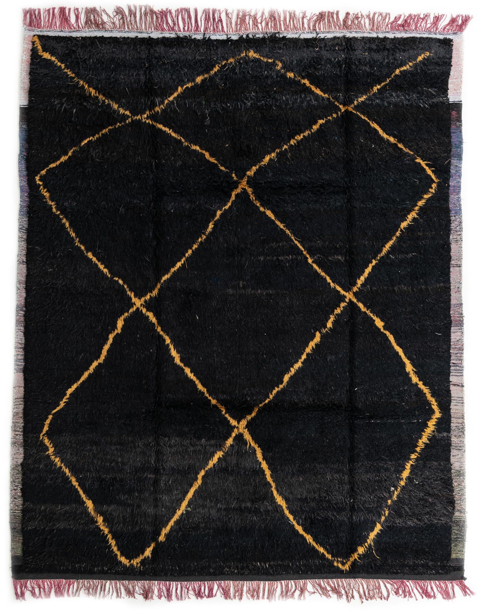 8' 6 x 10' 6 Hand Knotted Moroccan Wool Rug