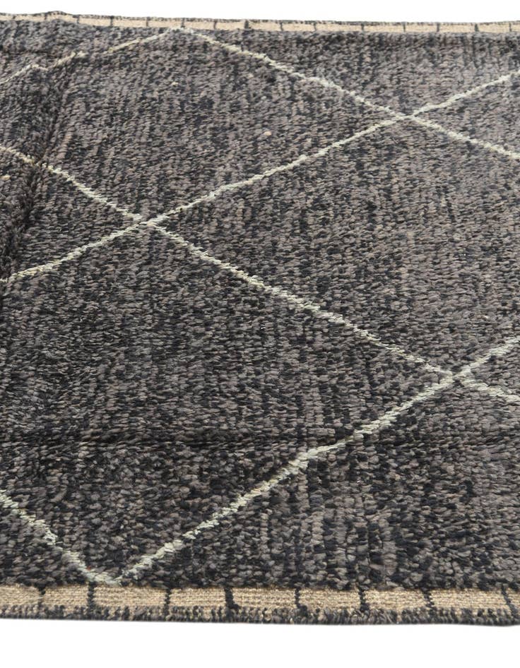 Detail image of 5' 2 x 8' 3  Hand Knotted Moroccan Wool Rug