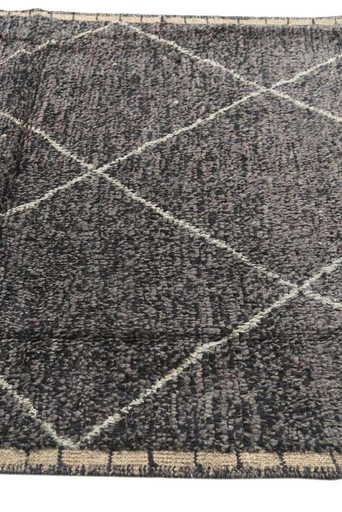 5' 2 x 8' 3 Hand Knotted Moroccan Wool Rug