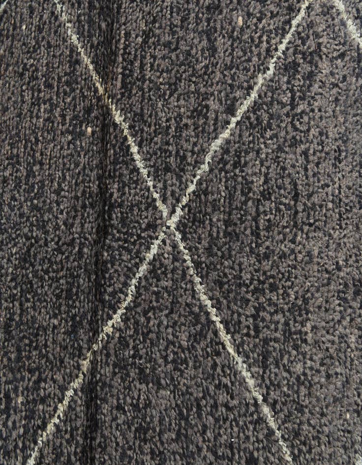 Detail image of 5' 2 x 8' 3  Hand Knotted Moroccan Wool Rug