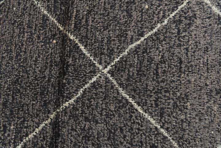 5' 2 x 8' 3 Hand Knotted Moroccan Wool Rug