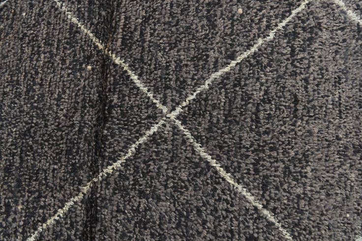 Detail image of 5' 2 x 8' 3 Hand Knotted Moroccan Wool Rug