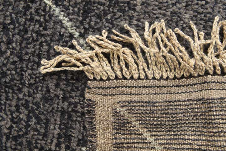 5' 2 x 8' 3 Hand Knotted Moroccan Wool Rug