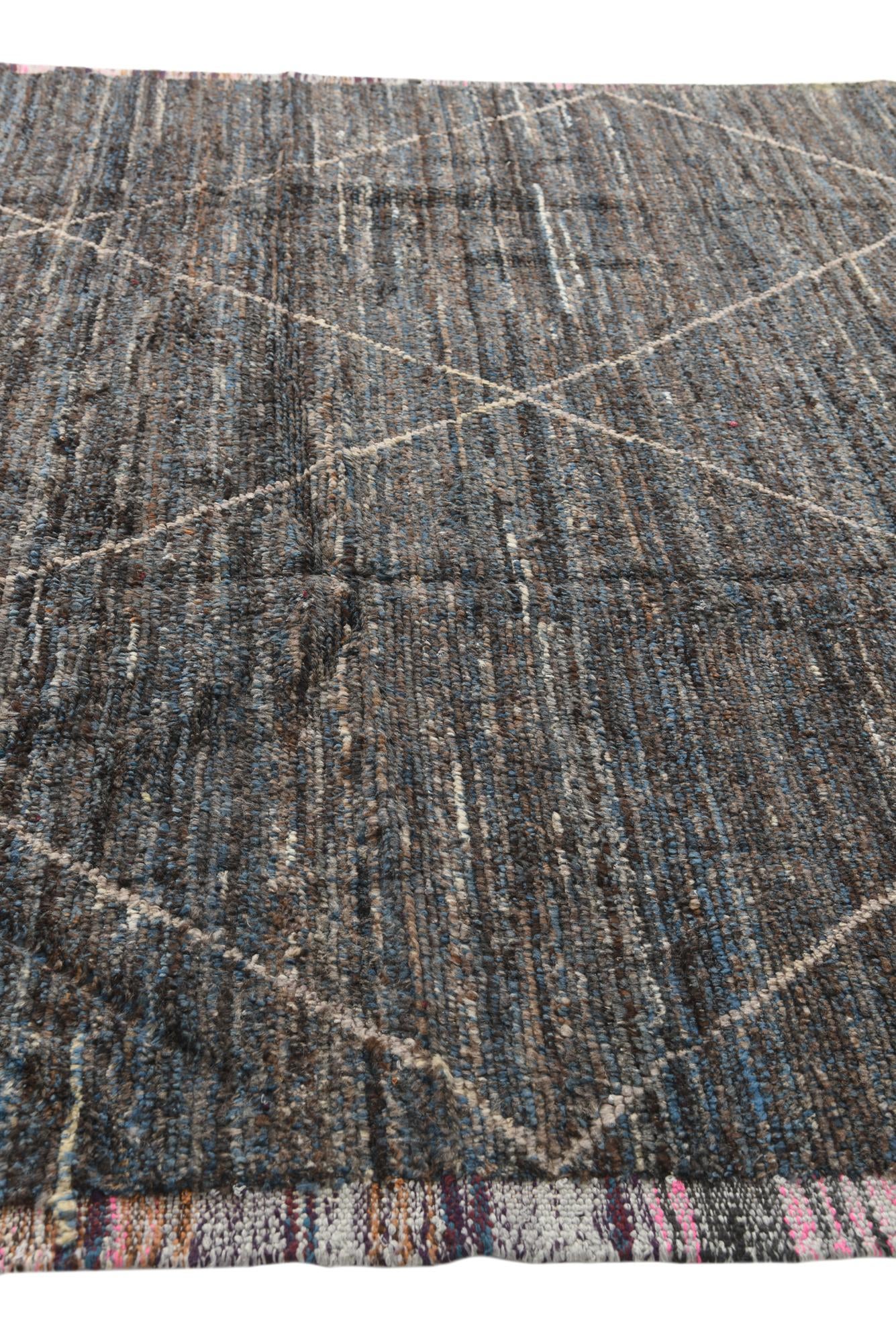 9' 1 x 12' 8 Hand Knotted Moroccan Wool Rug