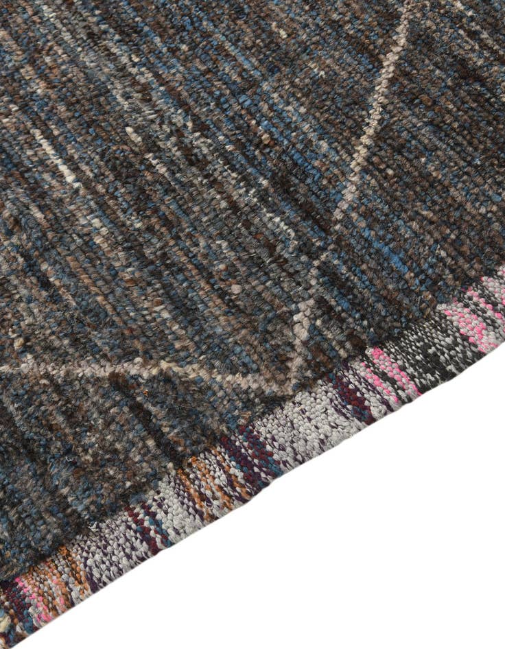 Detail image of 9' 1 x 12' 8  Hand Knotted Moroccan Wool Rug