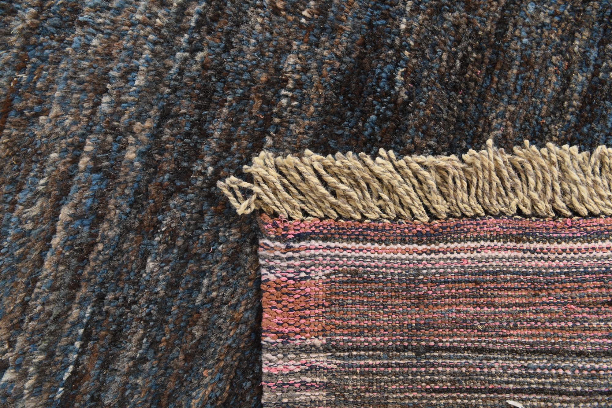 9' 1 x 12' 8 Hand Knotted Moroccan Wool Rug