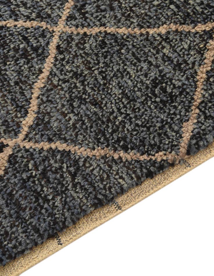 Detail image of 6' 3 x 9' 9  Hand Knotted Moroccan Wool Rug