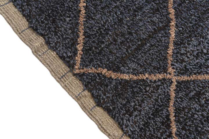 6' 2 x 9' 1 Hand Knotted Moroccan Wool Rug