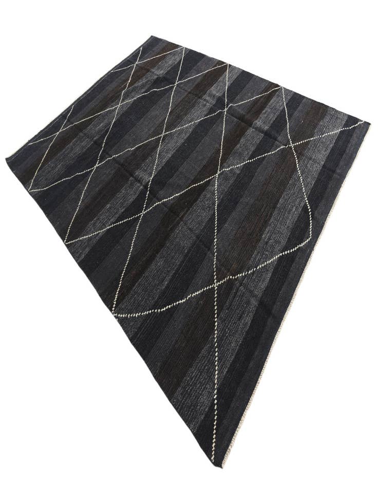 Detail image of 8' 2 x 10' 10  Hand Knotted Moroccan Wool Rug