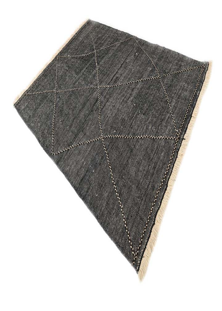 7' x 9' 8 Hand Knotted Moroccan Wool Rug