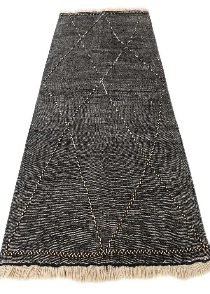 7' x 9' 8 Hand Knotted Moroccan Wool Rug