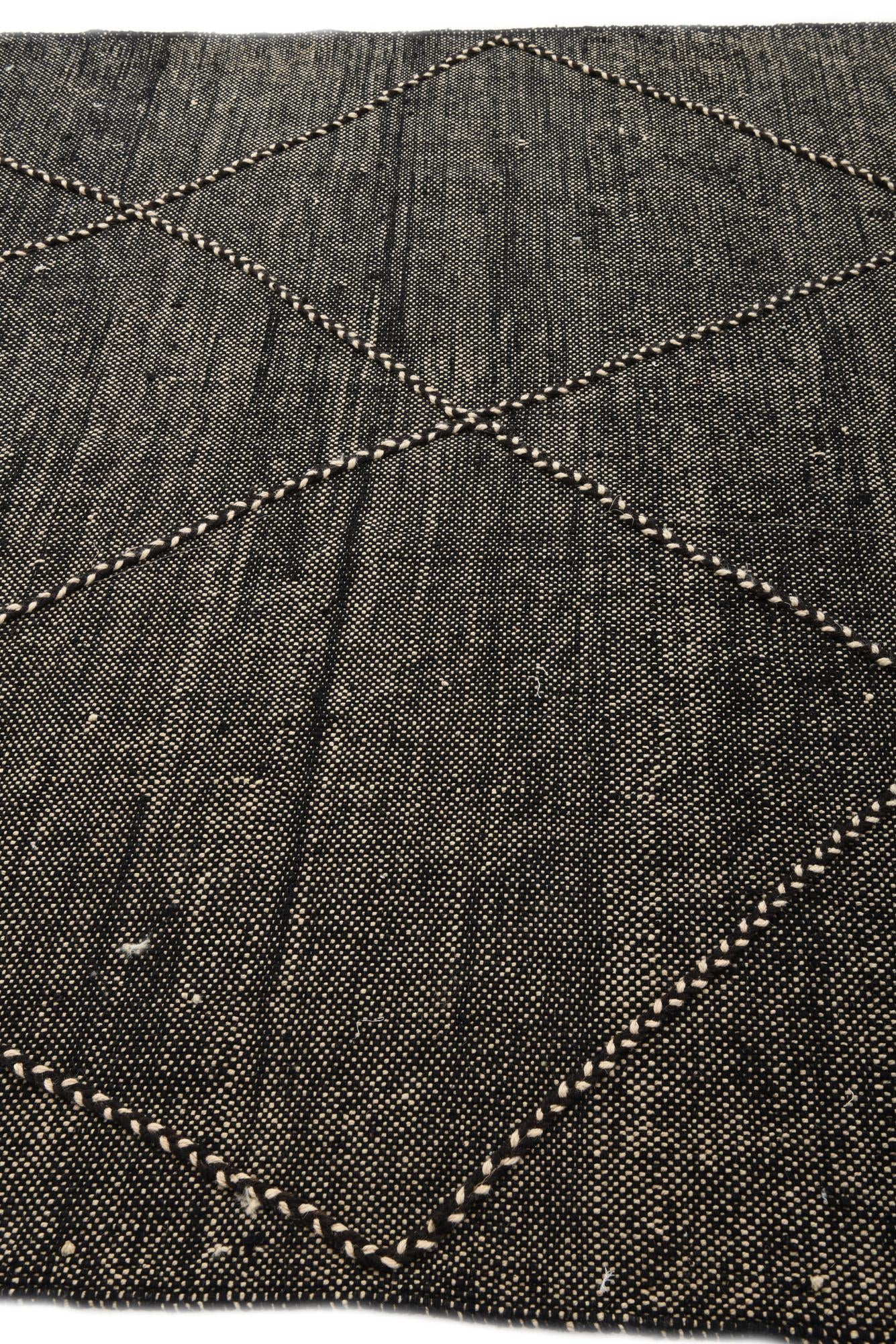 7' x 9' 8 Hand Knotted Moroccan Wool Rug