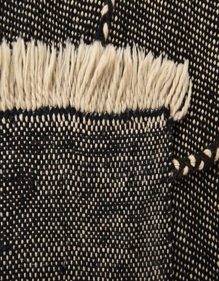 Detail image of 7' x 9' 8  Hand Knotted Moroccan Wool Rug