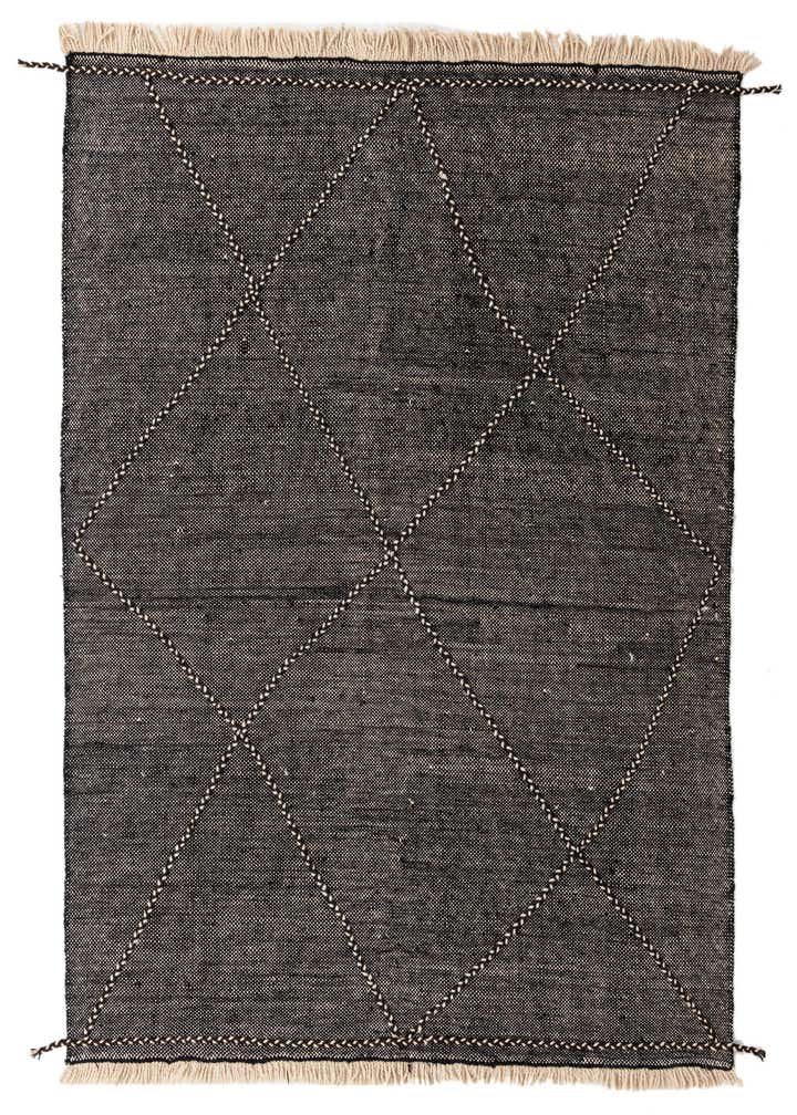 7' x 9' 8 Hand Knotted Moroccan Wool Rug