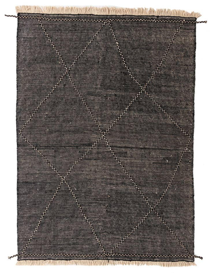 Detail image of 7' x 9' 8 Hand Knotted Moroccan Wool Rug