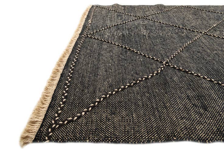 Detail image of 6' 1 x 7' 8 Hand Knotted Moroccan Wool Rug