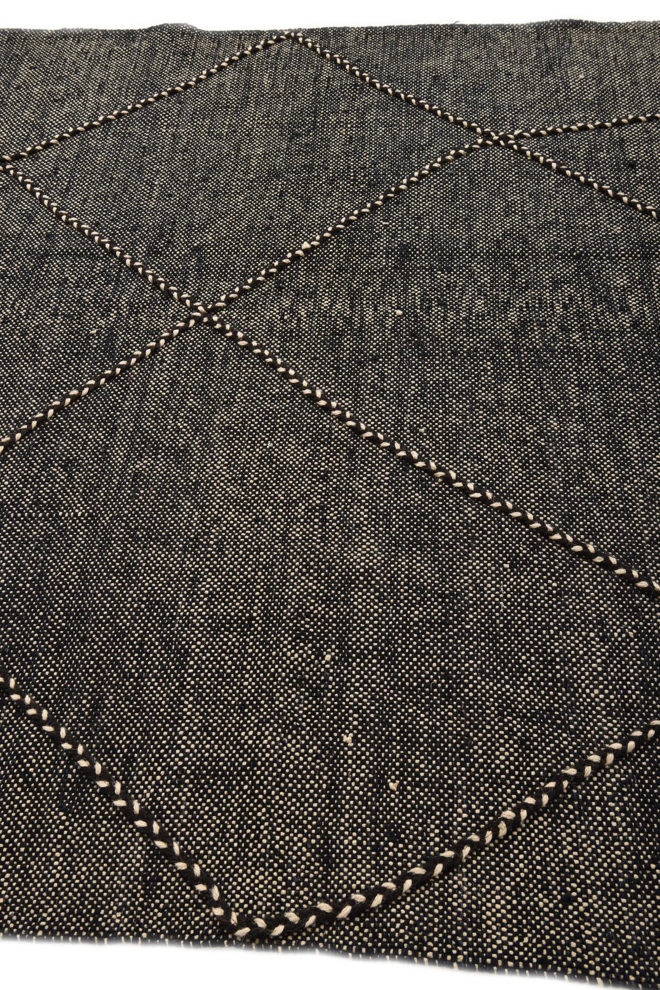 6' 1 x 7' 8 Hand Knotted Moroccan Wool Rug