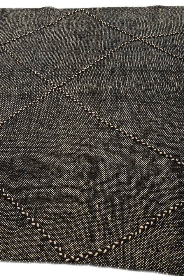 Detail image of 6' 1 x 7' 8 Hand Knotted Moroccan Wool Rug