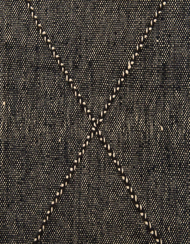 Detail image of 6' 1 x 7' 8  Hand Knotted Moroccan Wool Rug