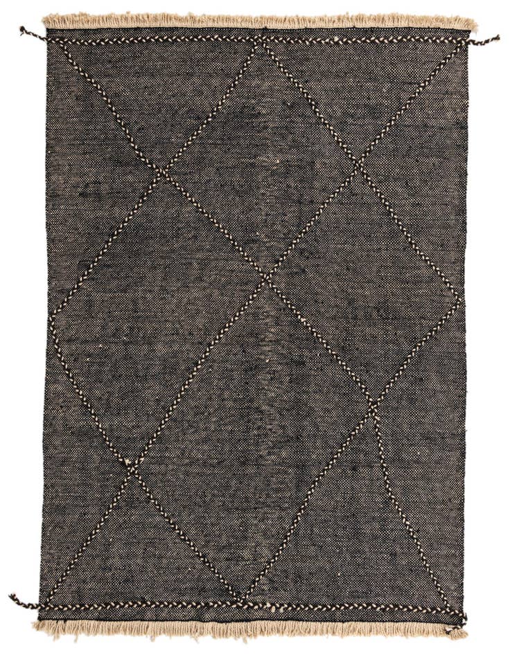 Detail image of 6' 1 x 7' 8 Hand Knotted Moroccan Wool Rug