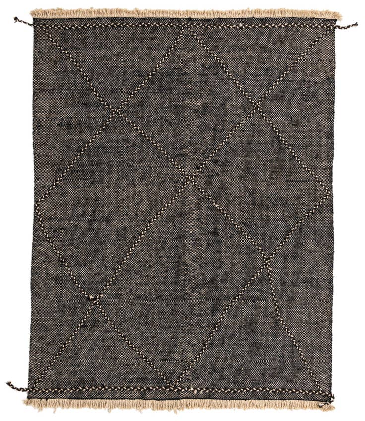 Detail image of 6' 1 x 7' 8 Hand Knotted Moroccan Wool Rug