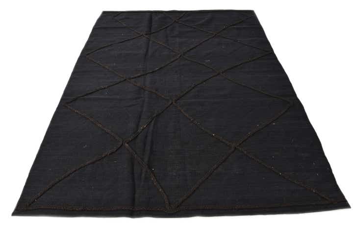 5' 8 x 7' 10 Hand Knotted Moroccan Wool Rug