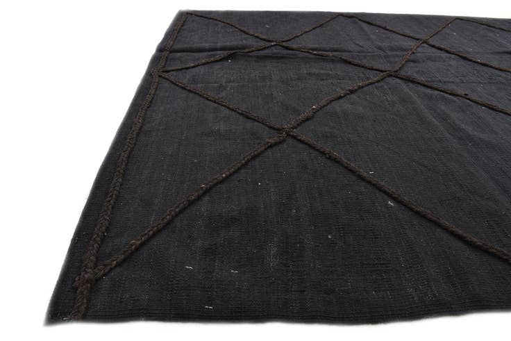 Detail image of 5' 8 x 7' 10 Hand Knotted Moroccan Wool Rug