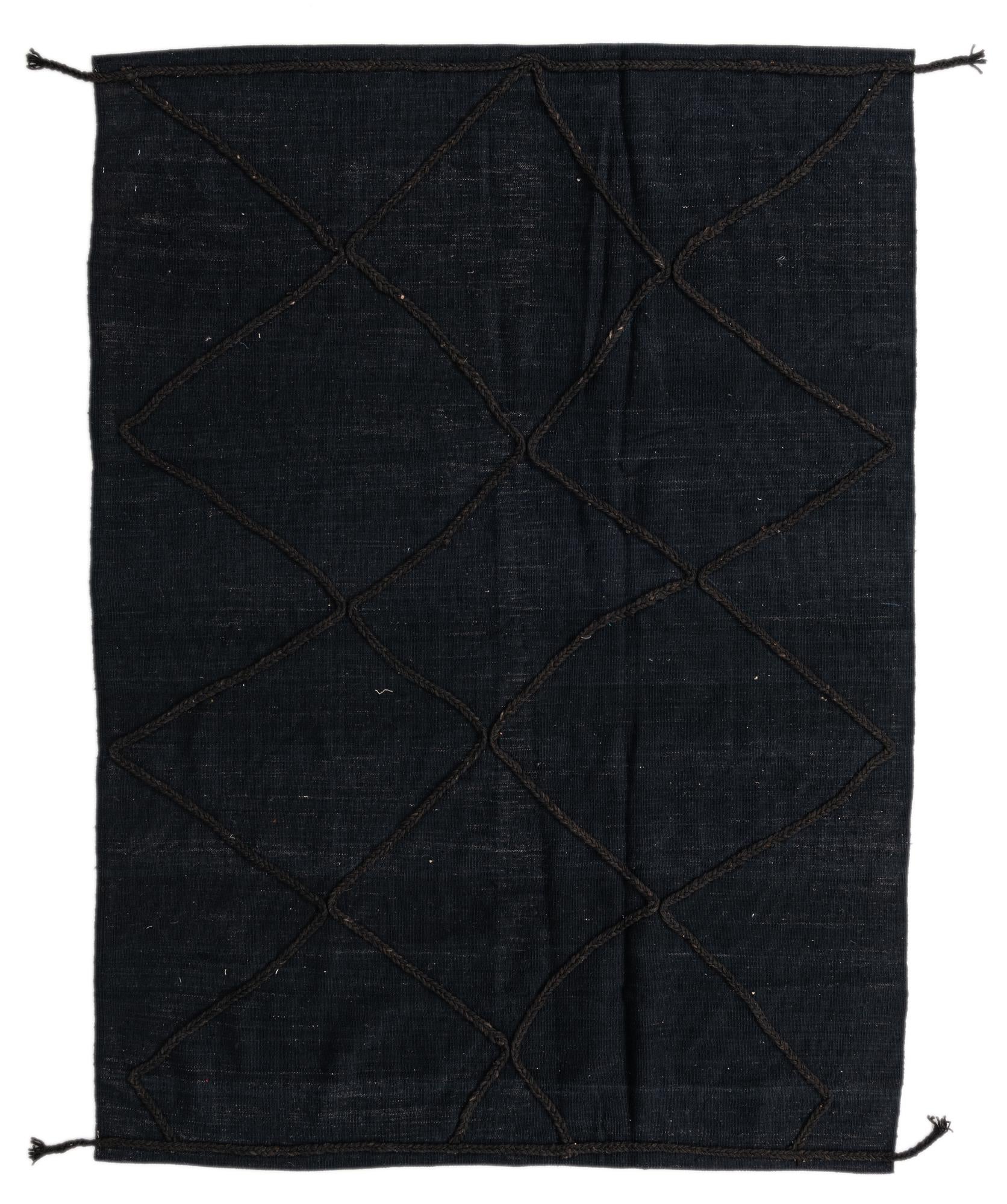 5' 8 x 7' 10 Hand Knotted Moroccan Wool Rug
