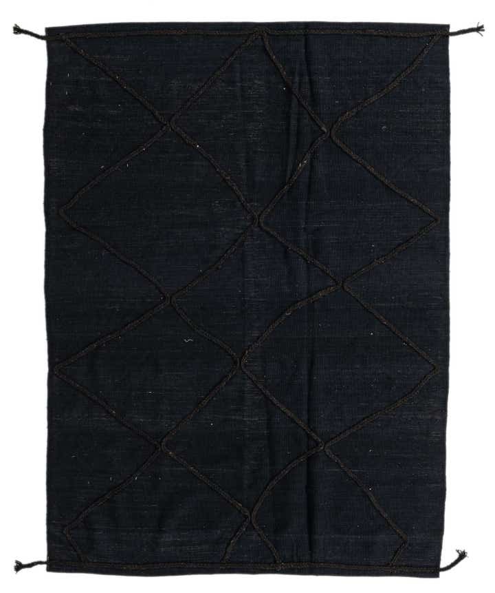 5' 8 x 7' 10 Hand Knotted Moroccan Wool Rug