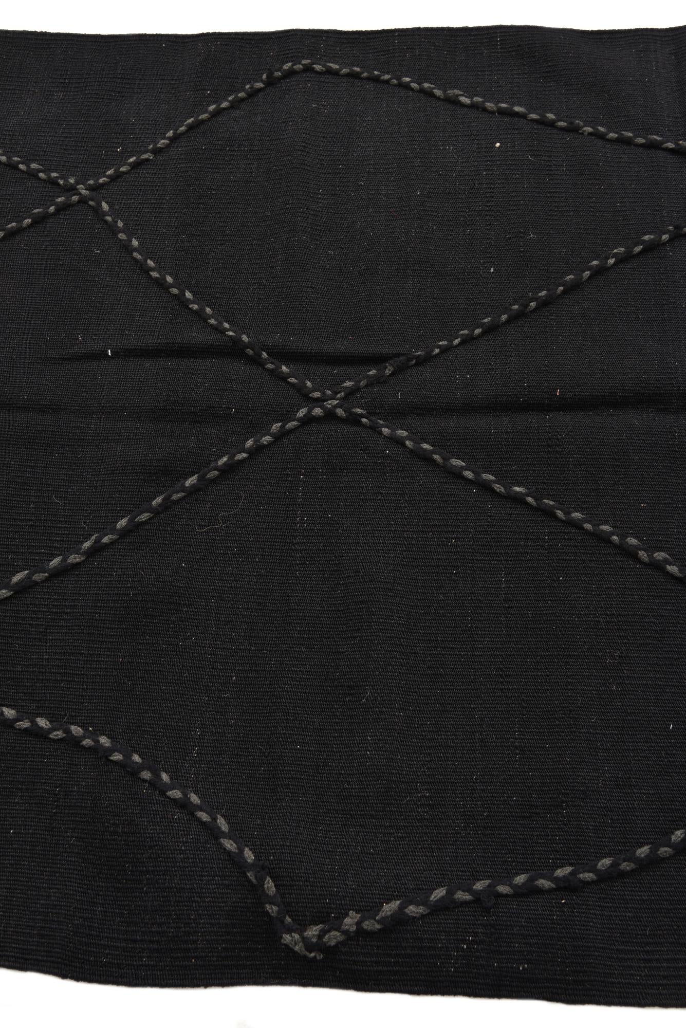 3' 5 x 4' 11 Hand Knotted Moroccan Wool Rug