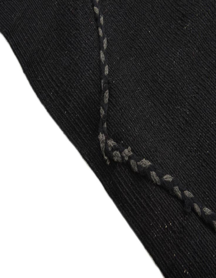 Detail image of 3' 5 x 4' 11  Hand Knotted Moroccan Wool Rug