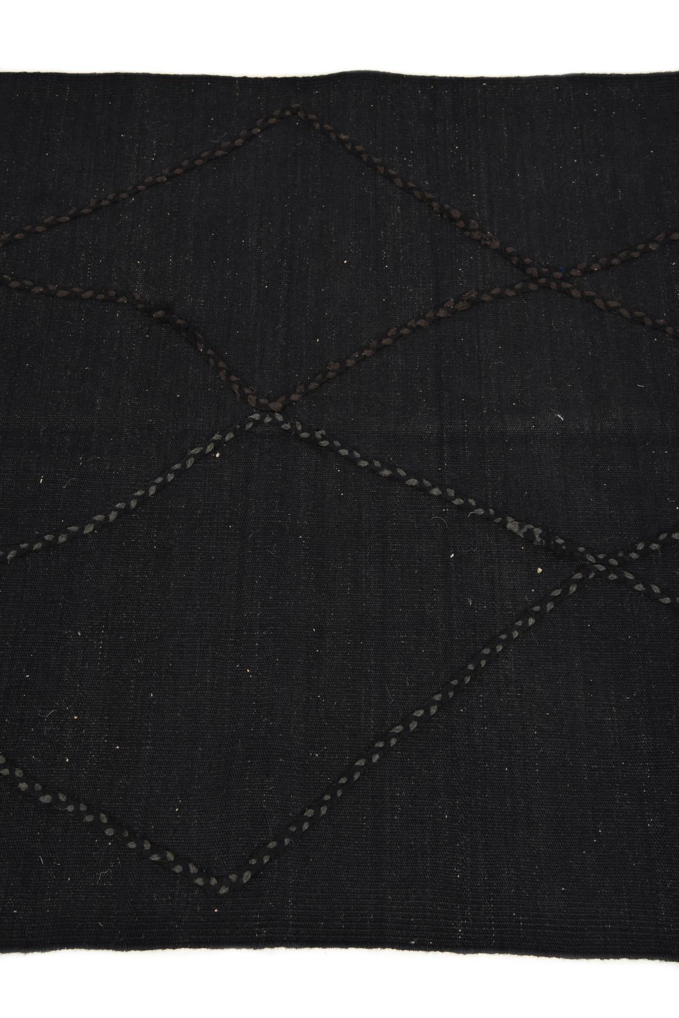 3' 6 x 5' Hand Knotted Moroccan Wool Rug