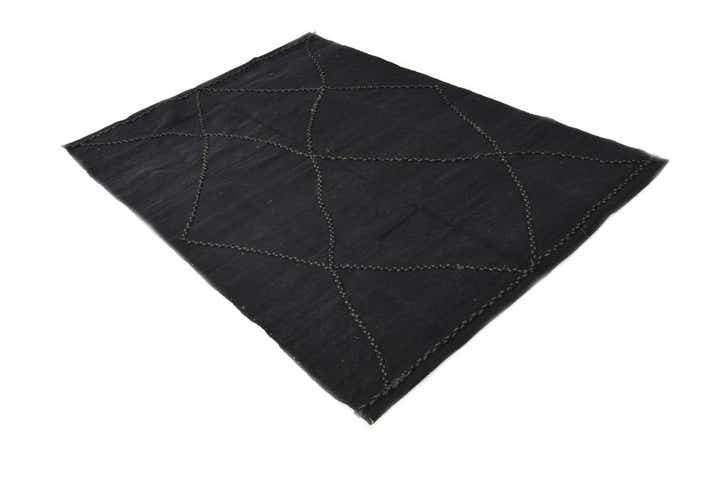 4' 1 x 5' 11 Hand Knotted Moroccan Wool Rug