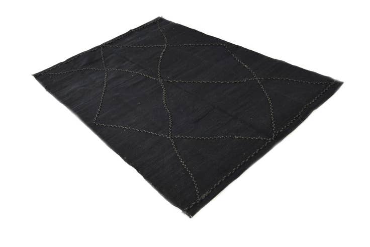 Detail image of 4' 1 x 5' 11 Hand Knotted Moroccan Wool Rug