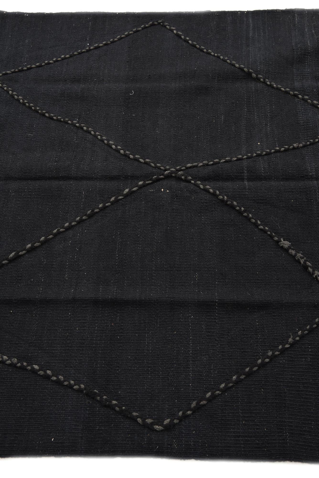 4' 1 x 5' 11 Hand Knotted Moroccan Wool Rug