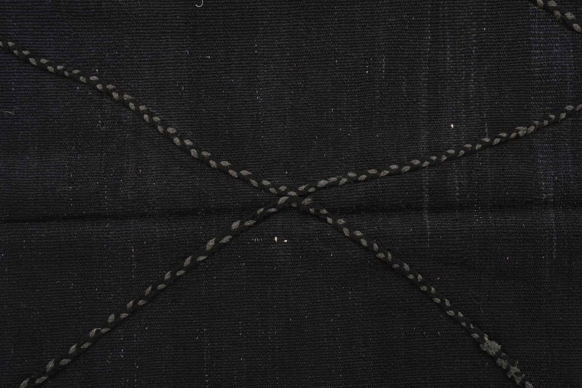 4' 1 x 5' 11 Hand Knotted Moroccan Wool Rug
